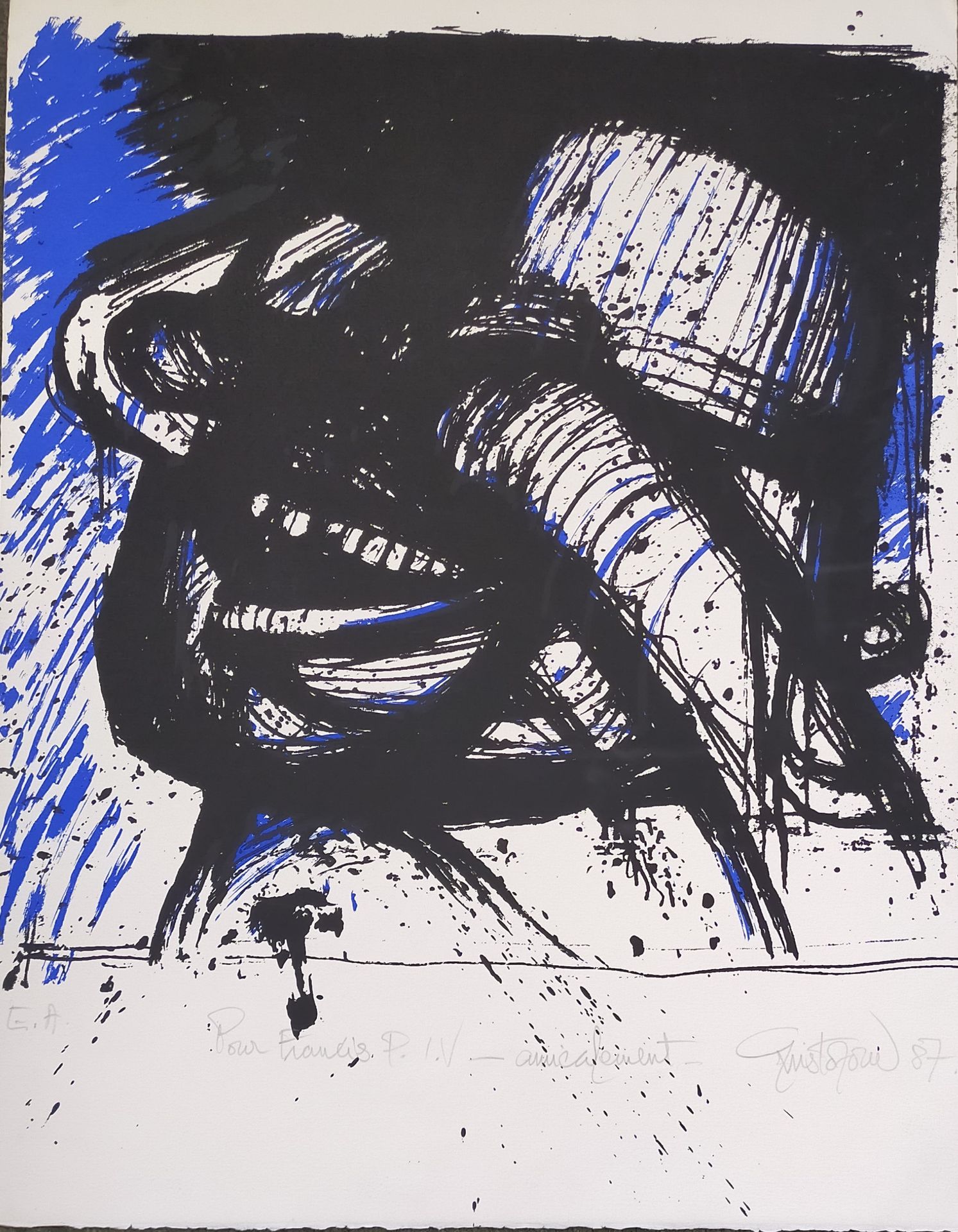 Null John CHRISTOFOROU (1921-2014)
Abstraction
Lithographie, signée et datée en &hellip;