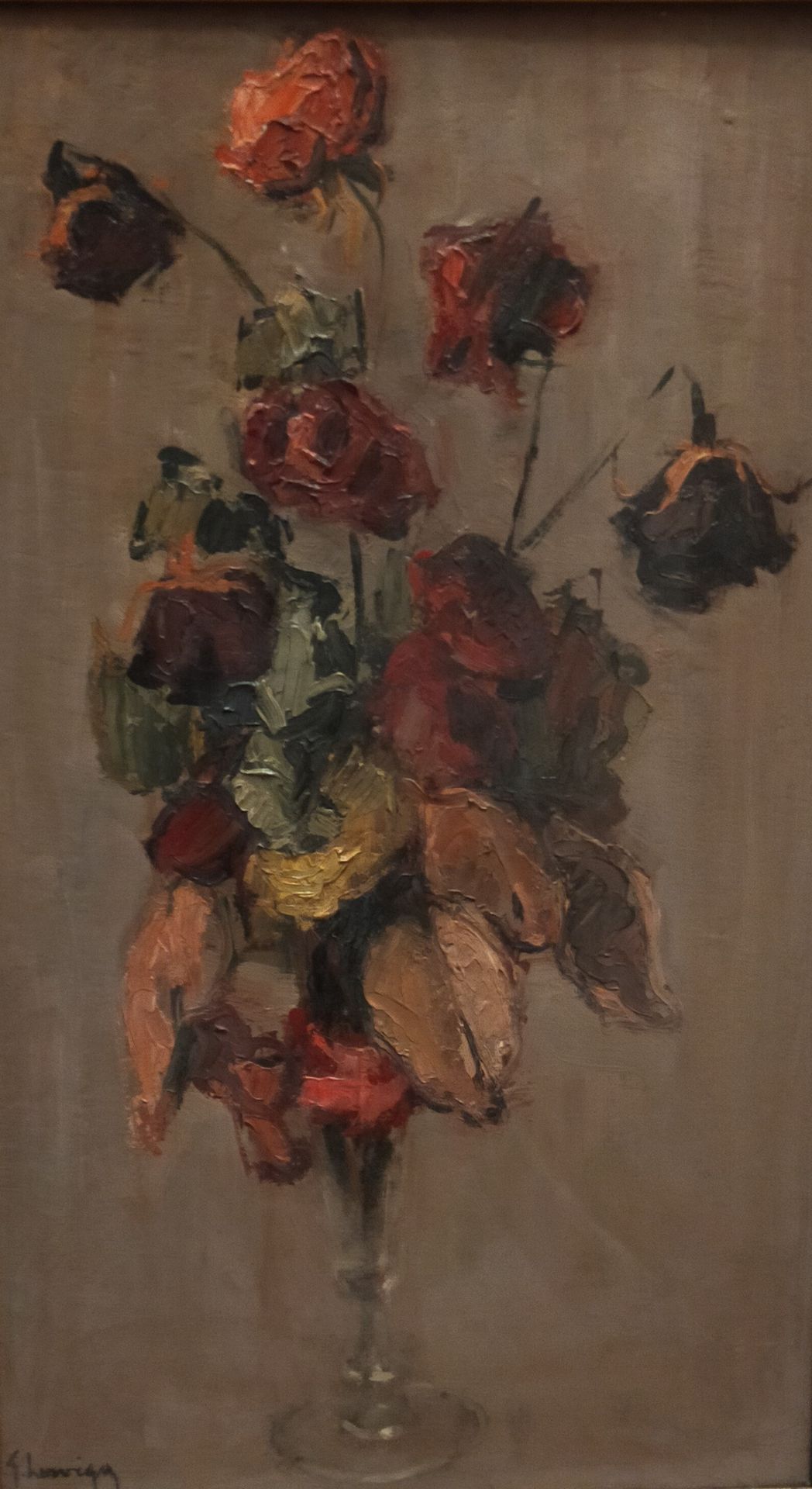 Null Gustave HERVIGO (1896-1993)
Bouquet de roses
huile sur toile, signée en bas&hellip;