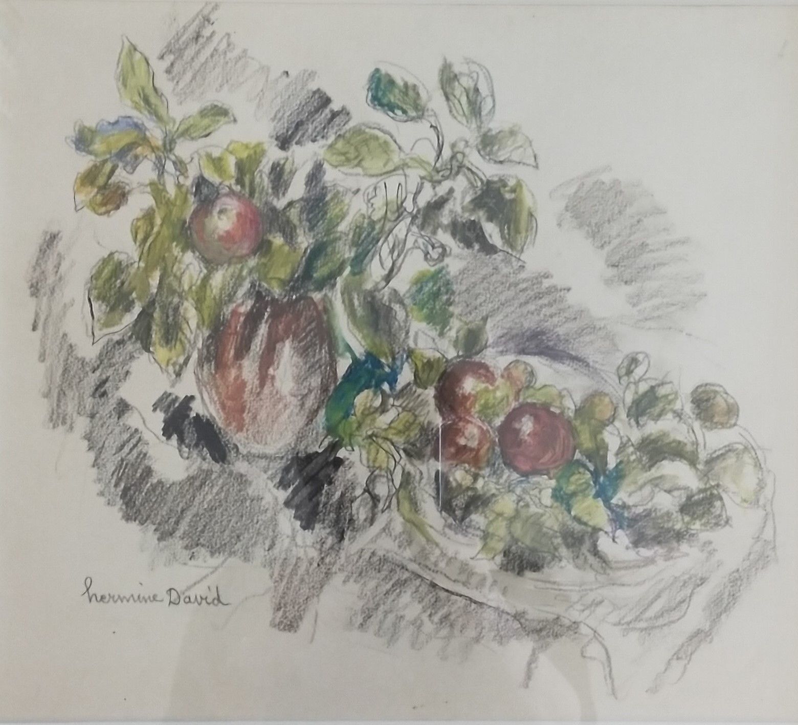 Null Hermine DAVID (1886-1970)
Nature morte
Crayon et aquarelle, signée en bas à&hellip;