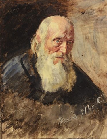 Null Portrait d'un vieillard.
Lavis, aquarelle et rehauts de gomme arabique
Situ&hellip;