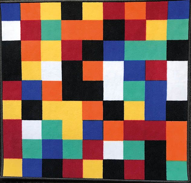 Gerhard RICHTER (1932) 1024 Colours, 1988.
Tapis. Multiple.
61 x 65 cm.