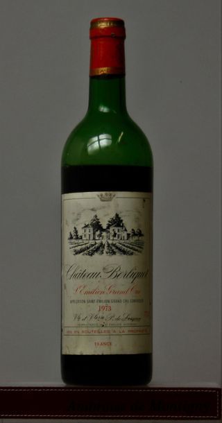 Null 1 bouteille CHÂTEAU BERLIQUET - St Emilion GC. 1973. Etiquette tachée, nive&hellip;