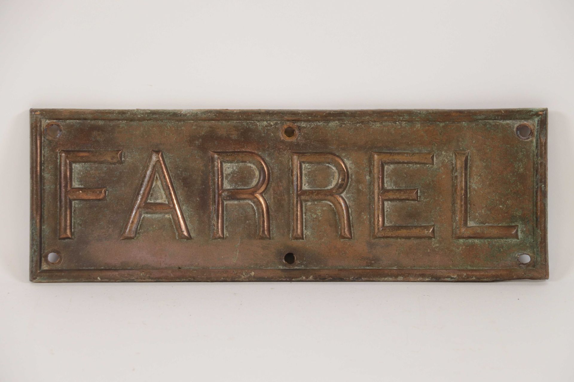 Null Old FARREL plate