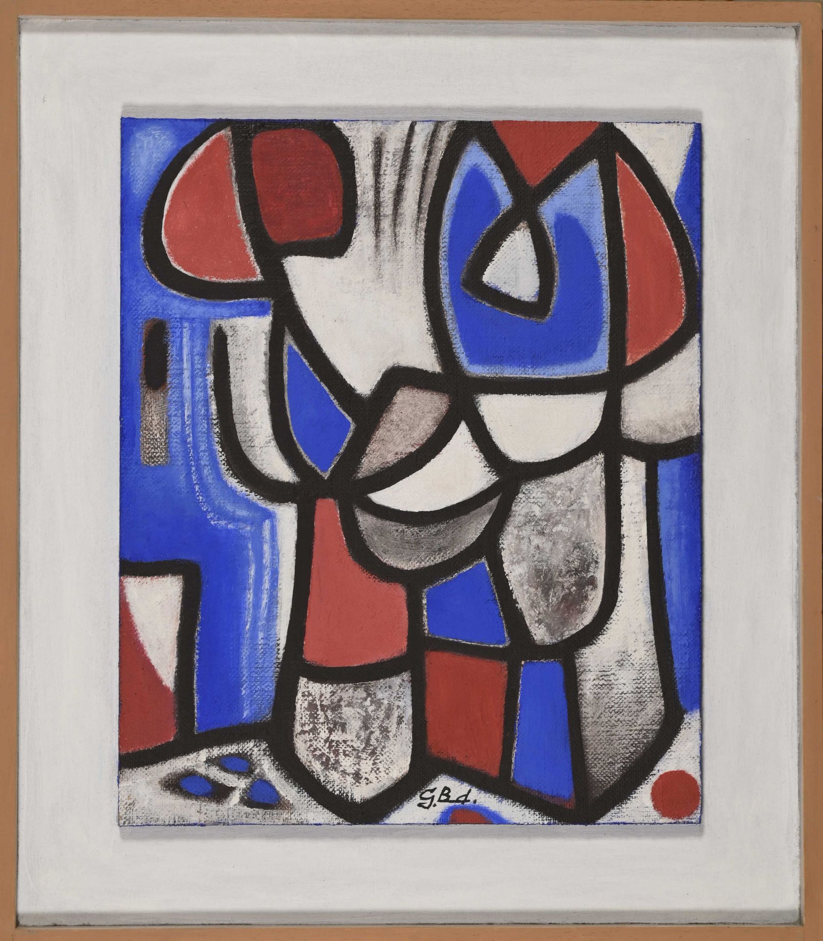 Null Georges BESCOND (1938) "Composition-arborescence" canvas mounted on panel s&hellip;