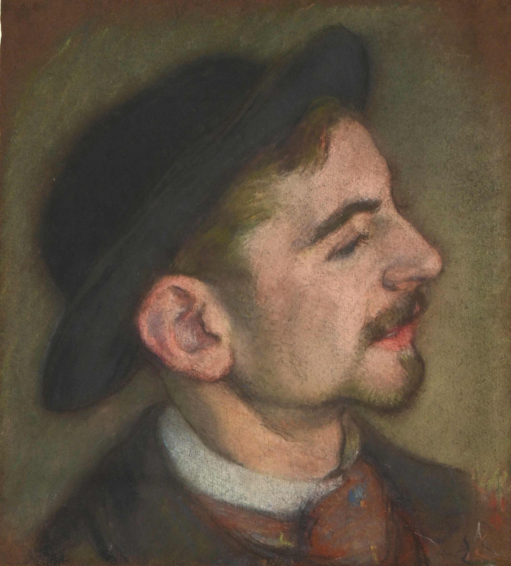 Null 路易-安奎坦（1861-1932）"埃米尔-伯纳德肖像"，纸上粉彩，约1886年/1887年，30.5 x 27.7厘米
展览 ： 
1888年，巴黎&hellip;