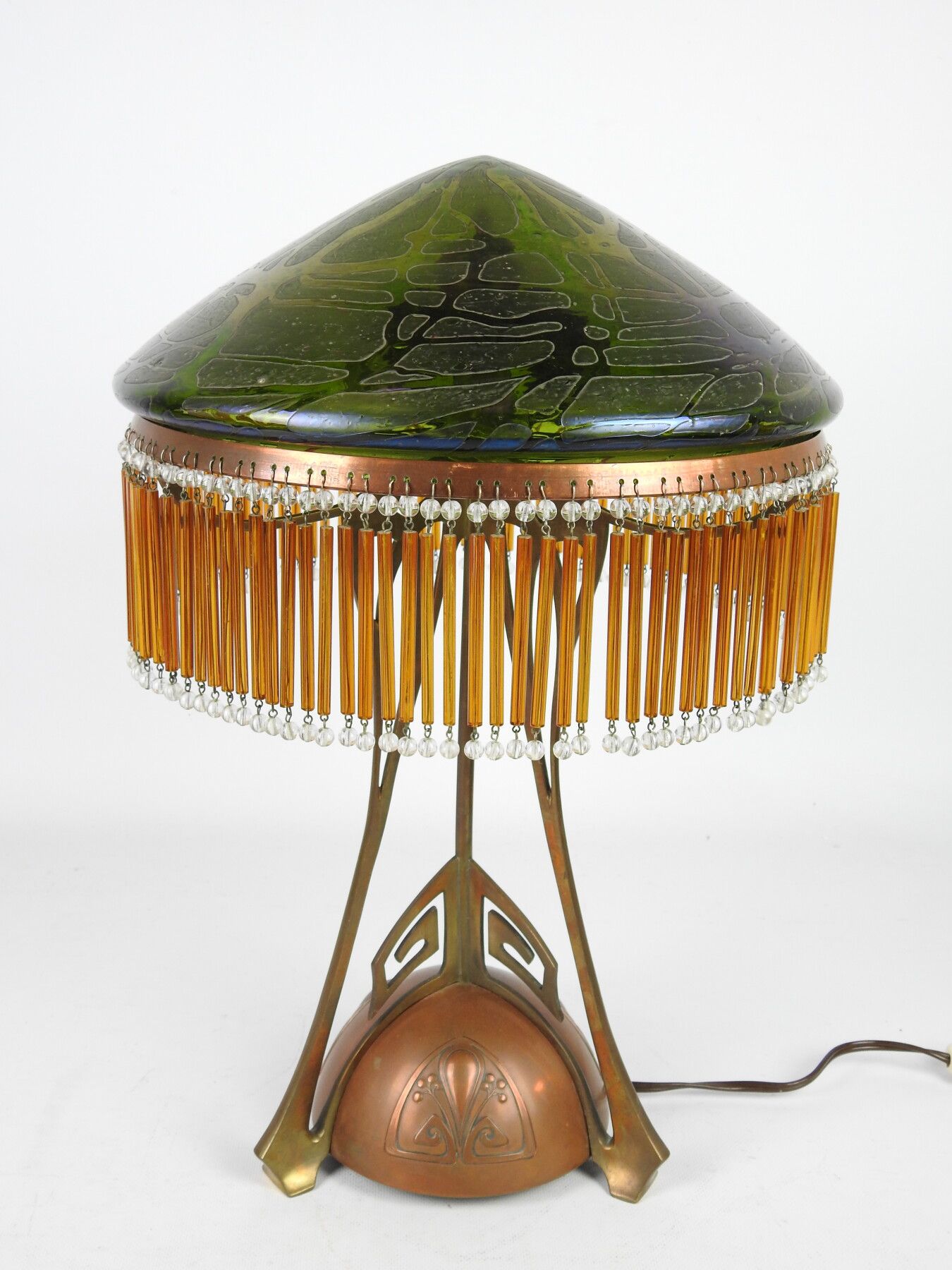 Null WMF (Württembergische Metallwaren Fabrik) : Rare copper mushroom lamp, the &hellip;