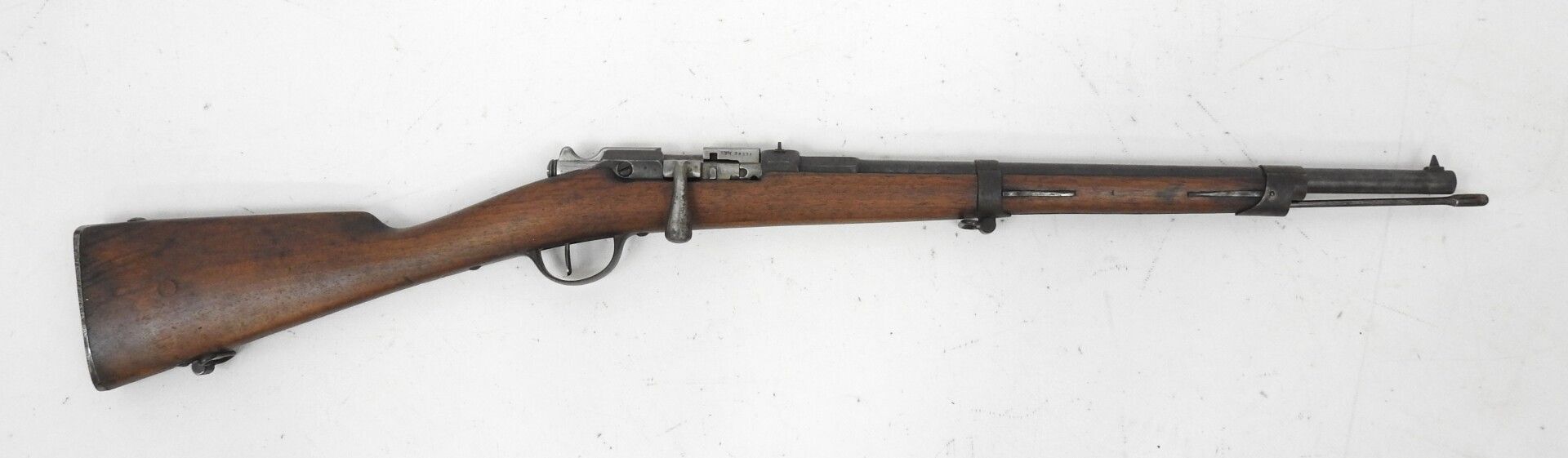 Null FRANKREICH. Chassepot-Gewehr Modell 1866/74, Verschlussgehäuse aus St. Etie&hellip;