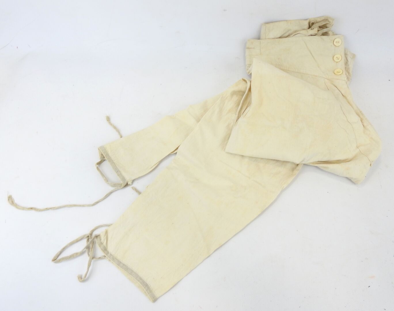 Null Unterhose aus weißer Baumwolle eines Soldaten mit guter Matrikel des 158. I&hellip;