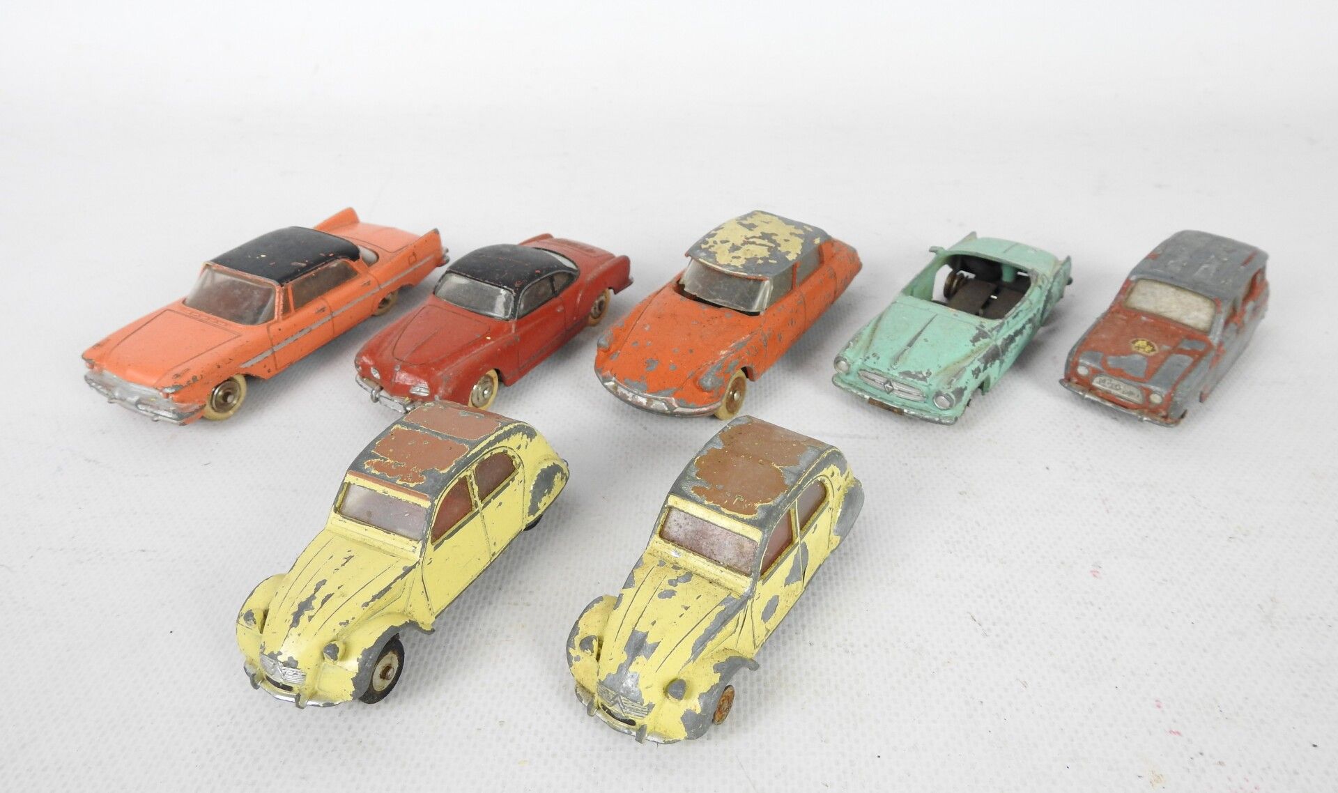 DINKY TOYS : Lot of 7 cars in metal scale 1/43 eme of wh…