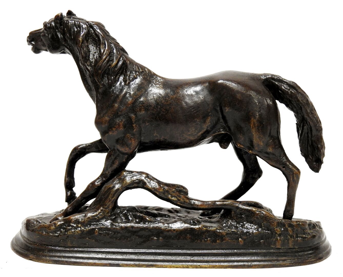 Null Jules MOIGNIEZ (1835-1874)

Cheval pur sang à la souche.

Epreuve en bronze&hellip;