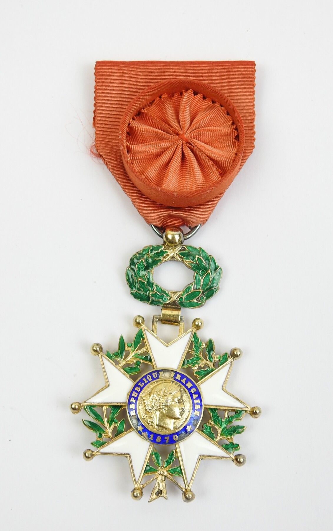 Null 
FRANCE. Ordre de la Légion d'honneur, étoile d'officier à filet en vermeil&hellip;