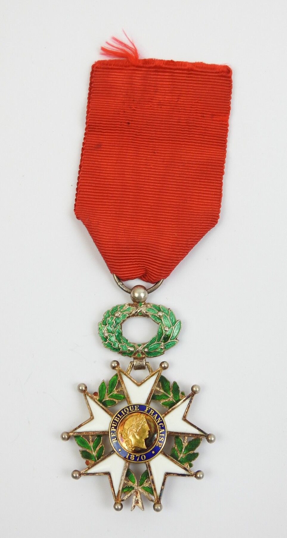 Null 
FRANCE. Ordre de la Légion d'honneur, étoile de chevalier en argent, verme&hellip;