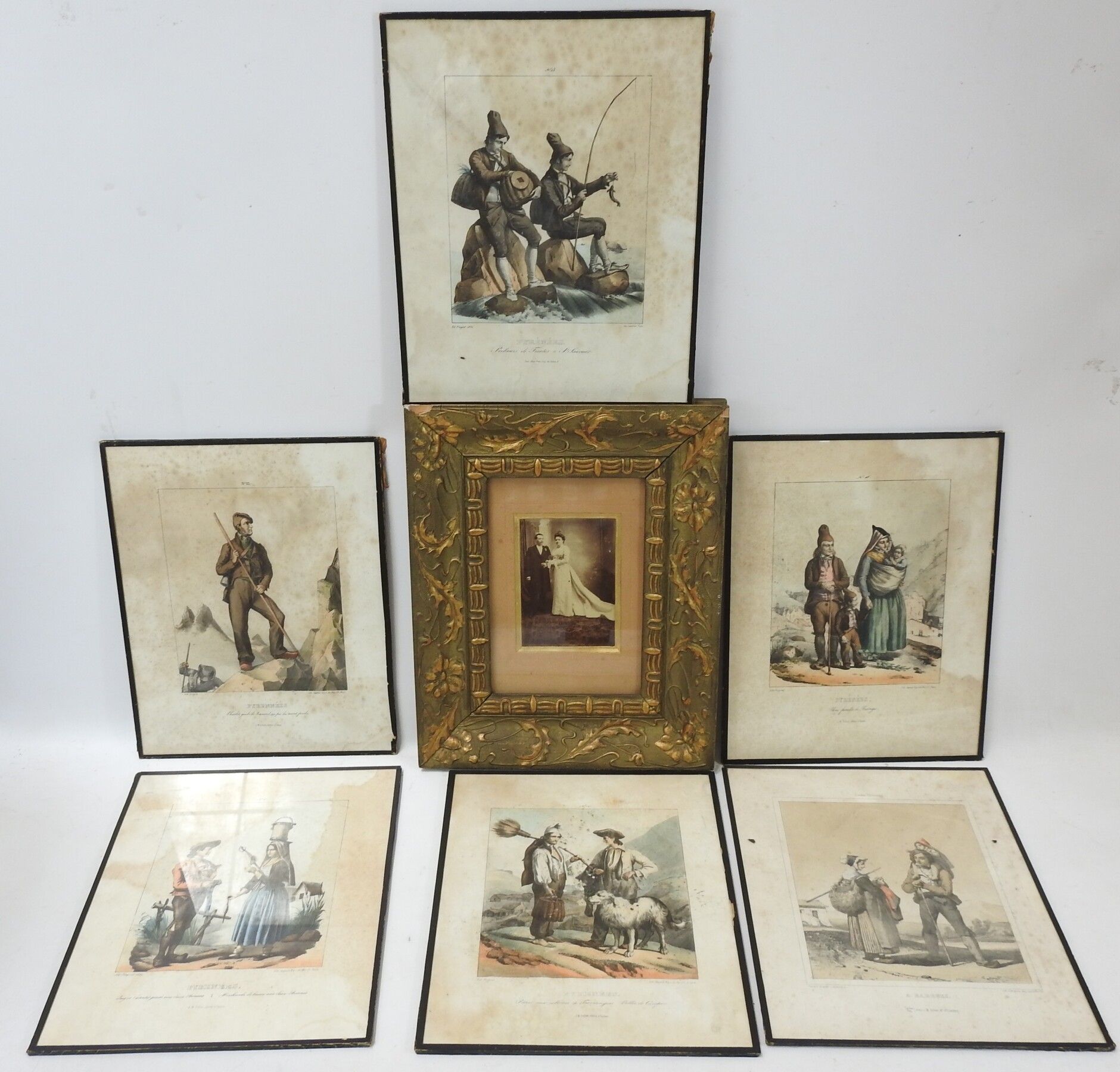 Null Edouard PINGRET (1785-1869). Ensemble de 6 lithographies par Auguste Bry. P&hellip;
