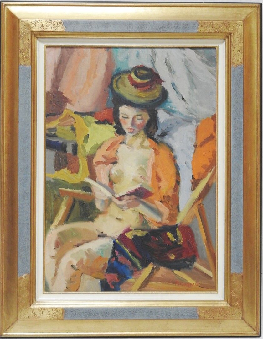 Null Pierre CORNU (1895 - 1996)

Nudo con un cappello

Olio su tela firmato in b&hellip;