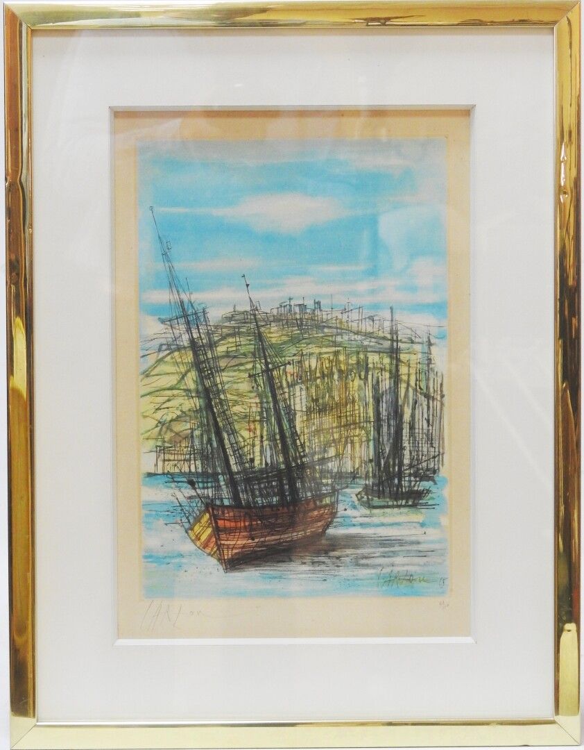 Null Jean CARZOU (1907 - 2000) after

Boats at rest

Lithograph in color. Signed&hellip;