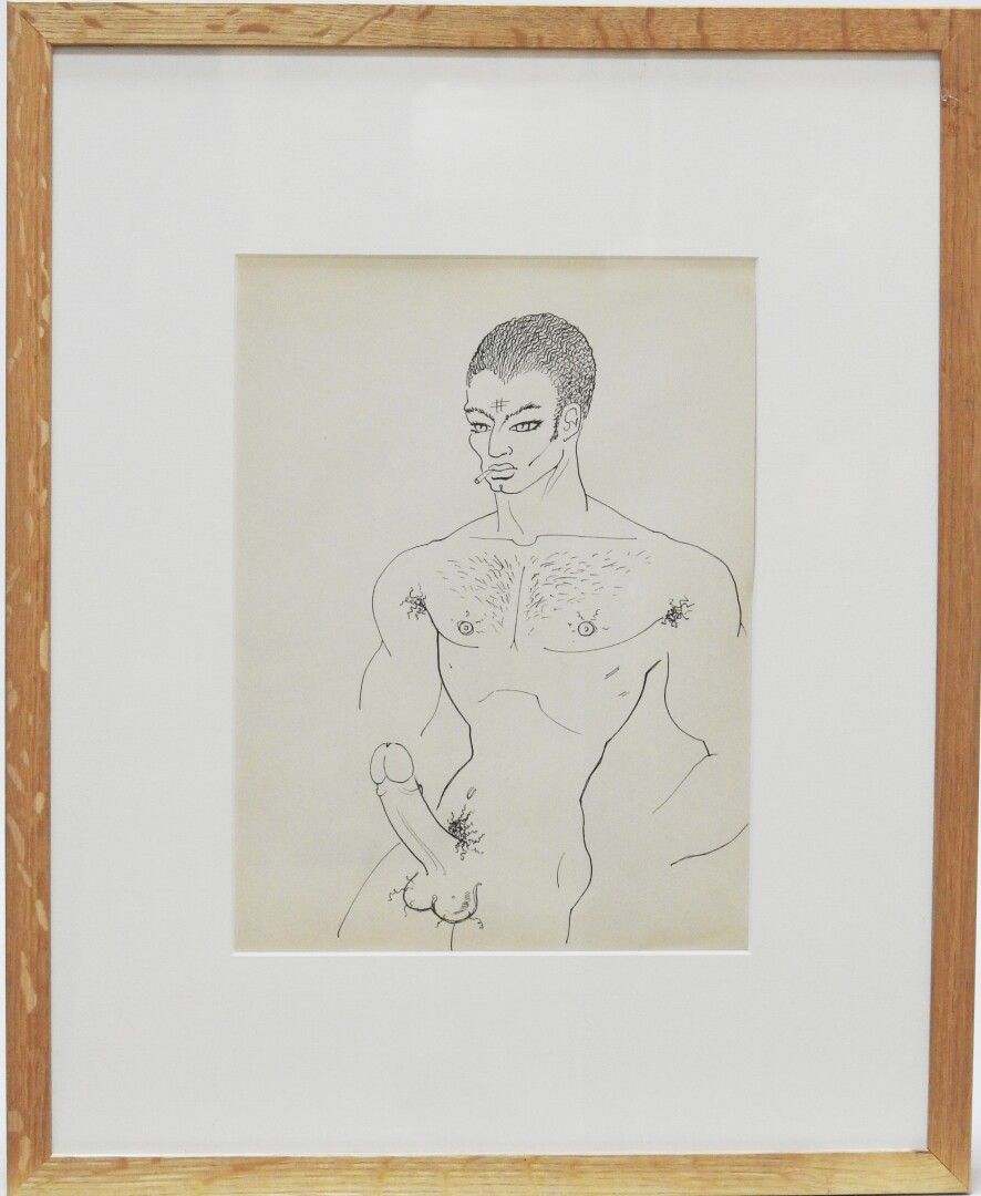 Null Jean BOULLET (1921 - 1970), attributed to

Male nude

Ink on paper

31 x 23&hellip;