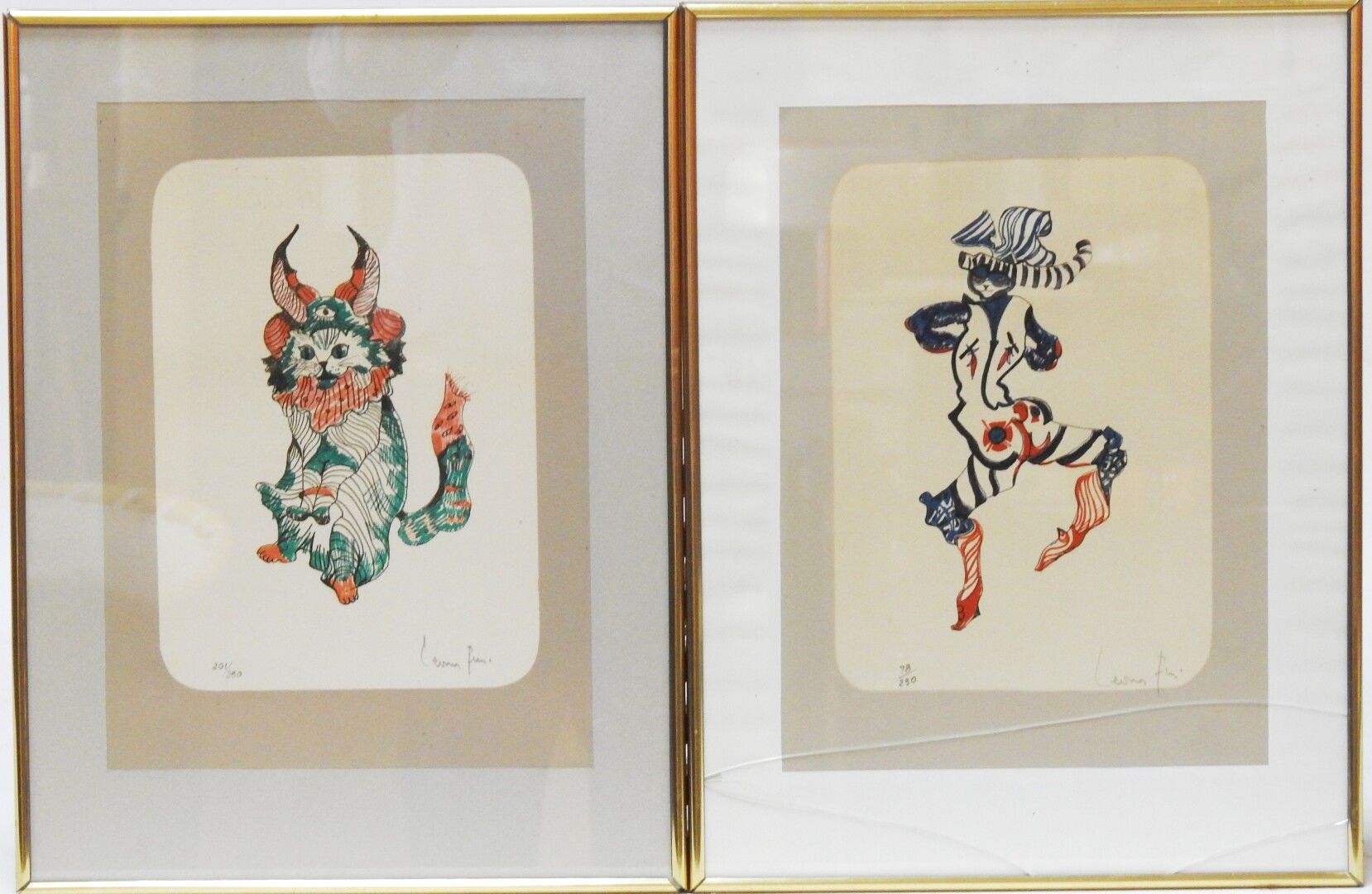 Null Léonor FINI (1907-1996) d'après

Réunion de deux lithographies en couleur d&hellip;