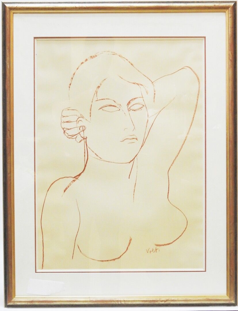 Null 安东尼奥-沃尔蒂 (1915 - 1989)

女性裸体

左下角有签名的Sanguine

63 x 46 cm 正在观看

背面印有Galerie&hellip;