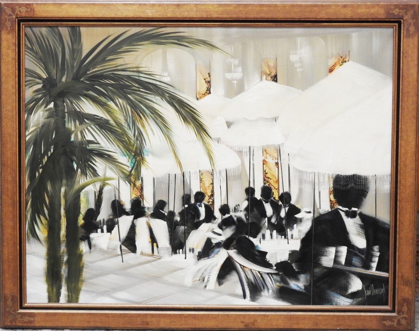 Null 多米尼克-吉耶马尔 (1949 - 2010)

酒店露台

布面油画，右下角有签名

89 x 116 cm