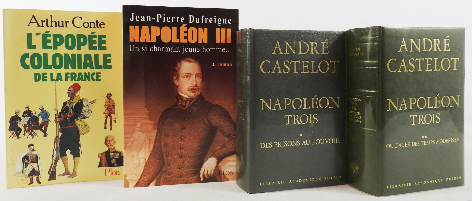 Null NAPOLEON III - 4 VOLUMES

*André CASTELOT :

Vol. I : Des Prisons au Pouvoi&hellip;