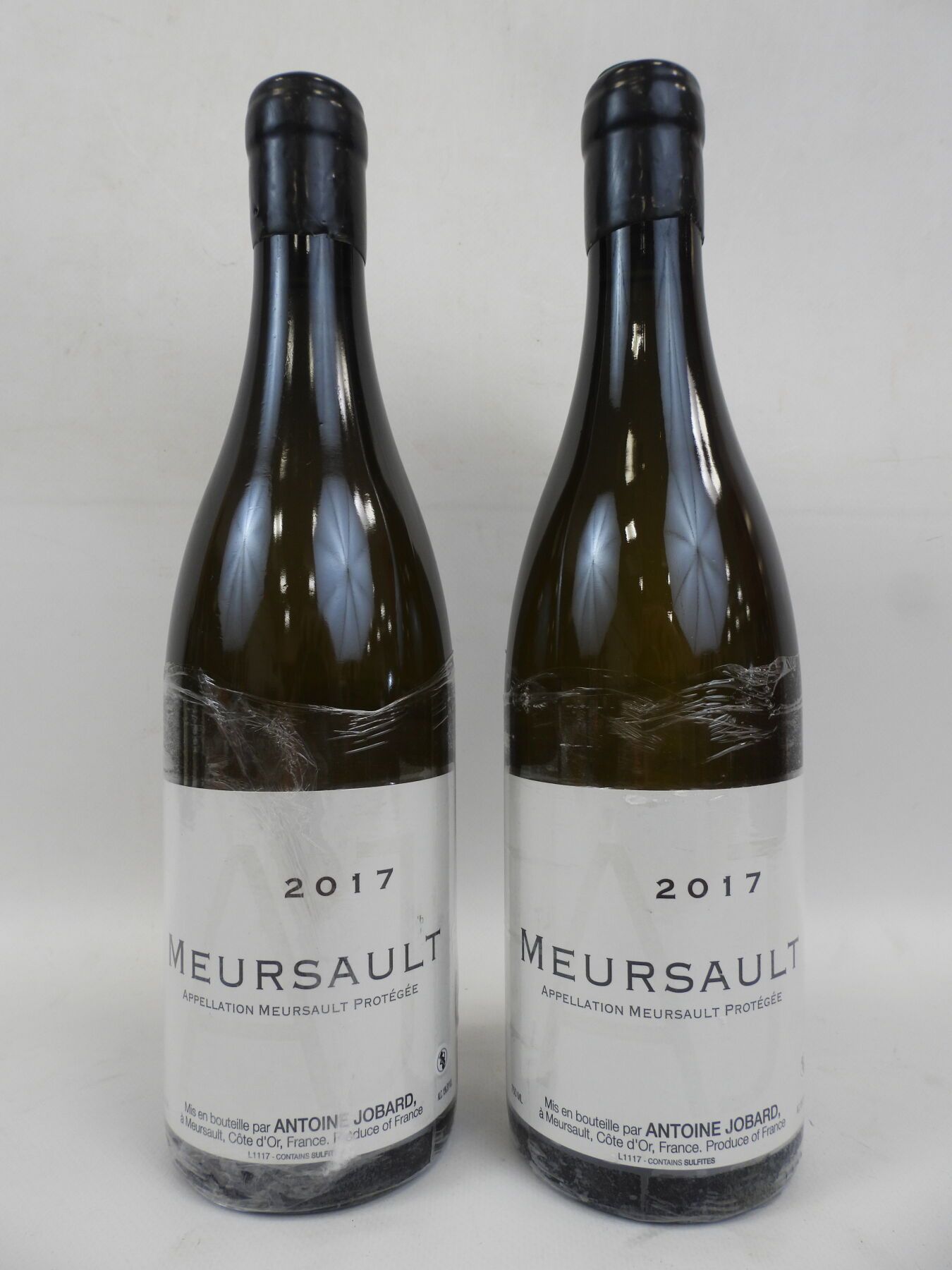 Null 2 bouteilles Meursault Village Antoine Jobard. 2017