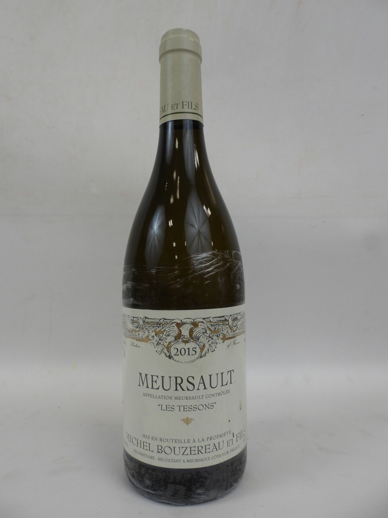 Null 1 bouteille Meursault Tesson Bouzereau et Fils. 2015