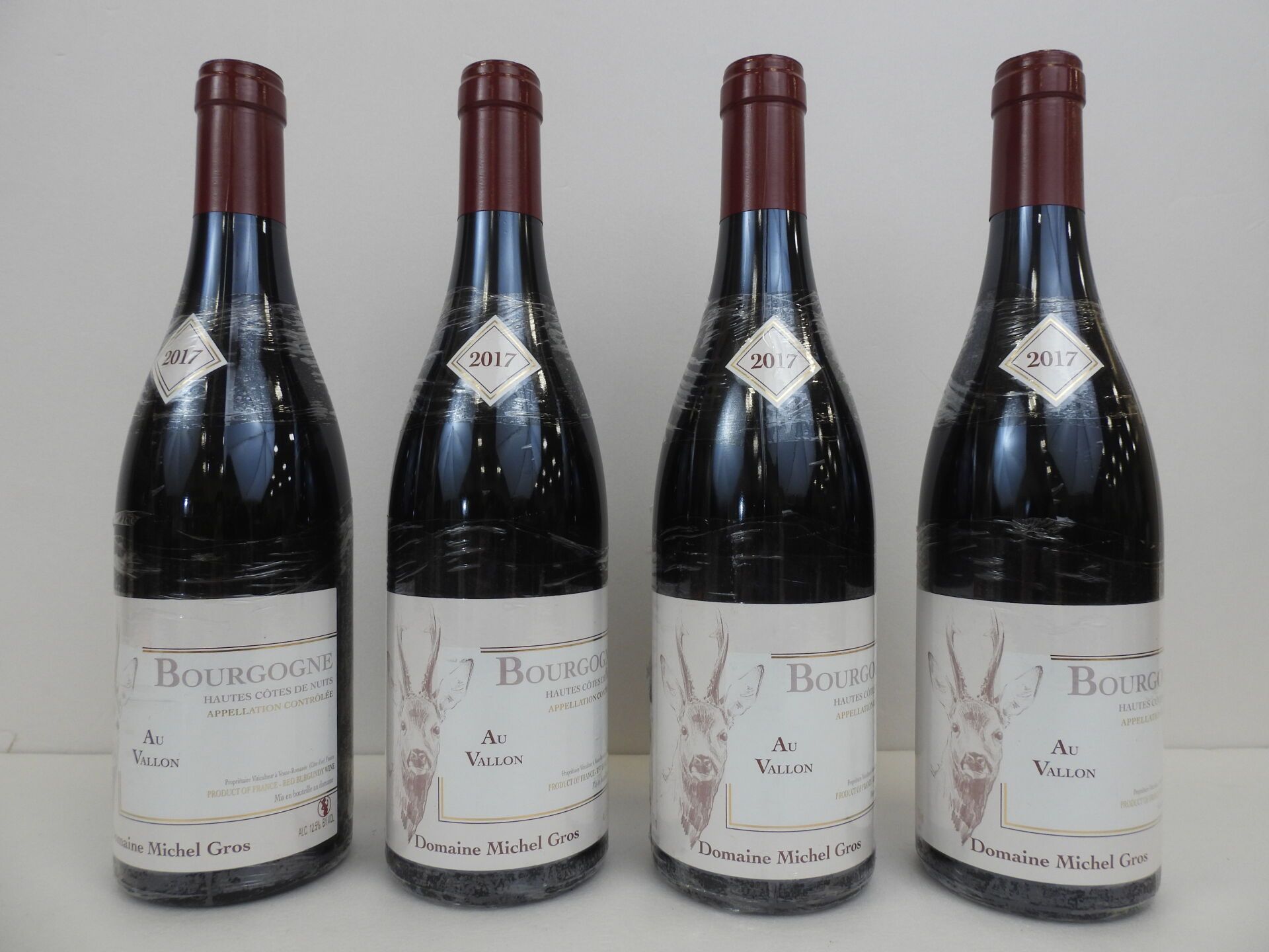 Null 5 bottiglie Hautes Cotes de Nuits Rouge au Vallon Michel Gros. 2017