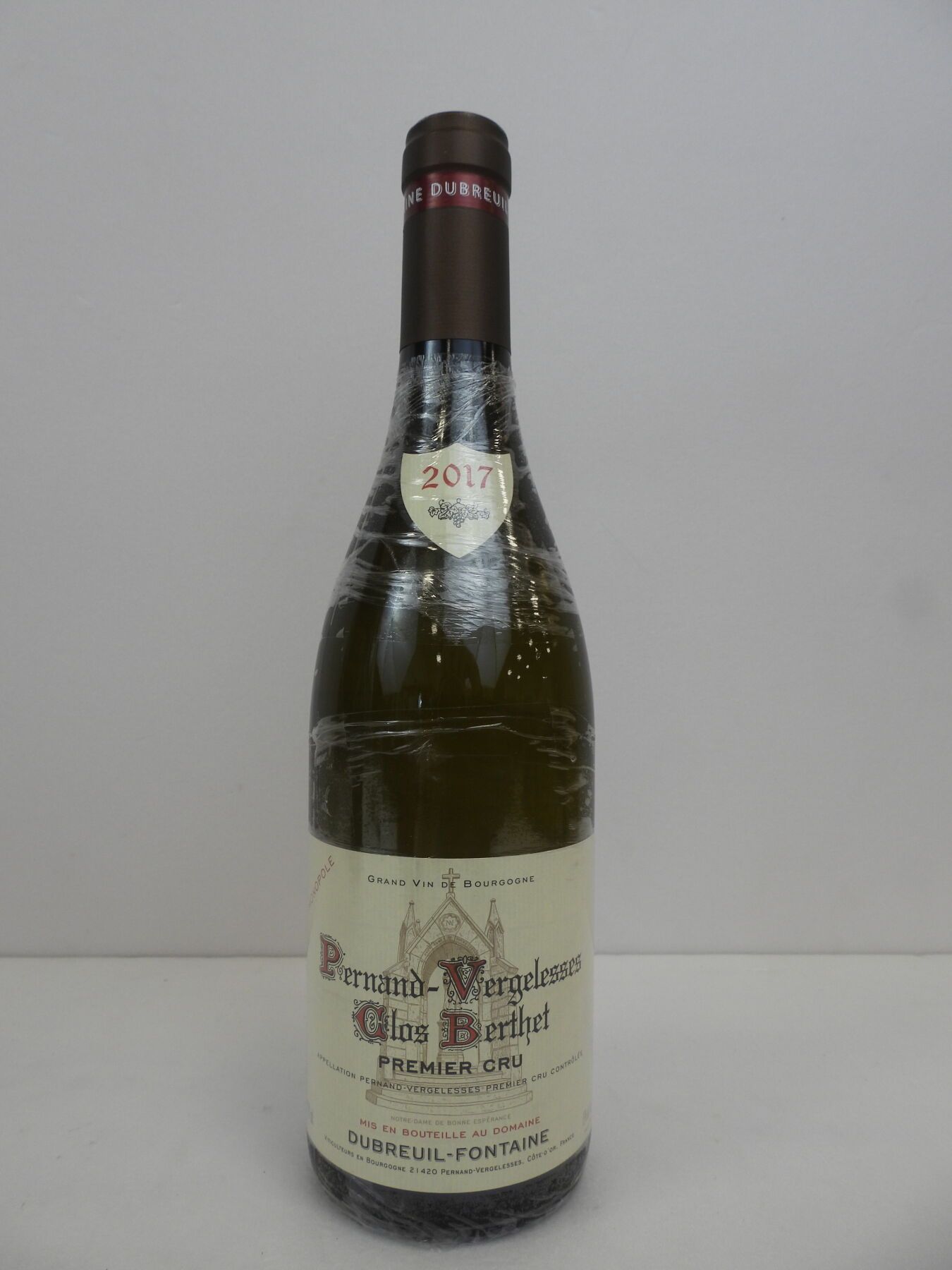 Null 1 bouteille Pernand Vergelesses Blanc Clos Beuthet Dubreuil Fontaine. 2017