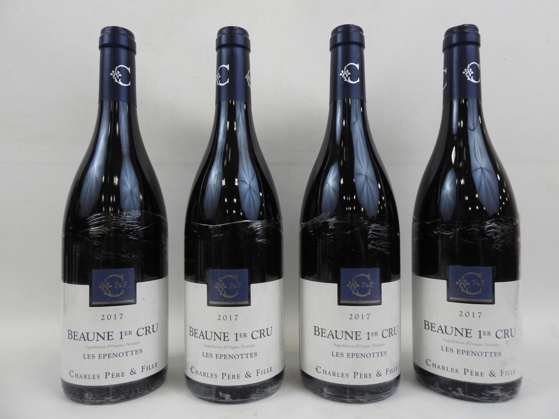 Null 4 bouteilles Beaune Rouge Epenottes Charles Père et Filles. 2017