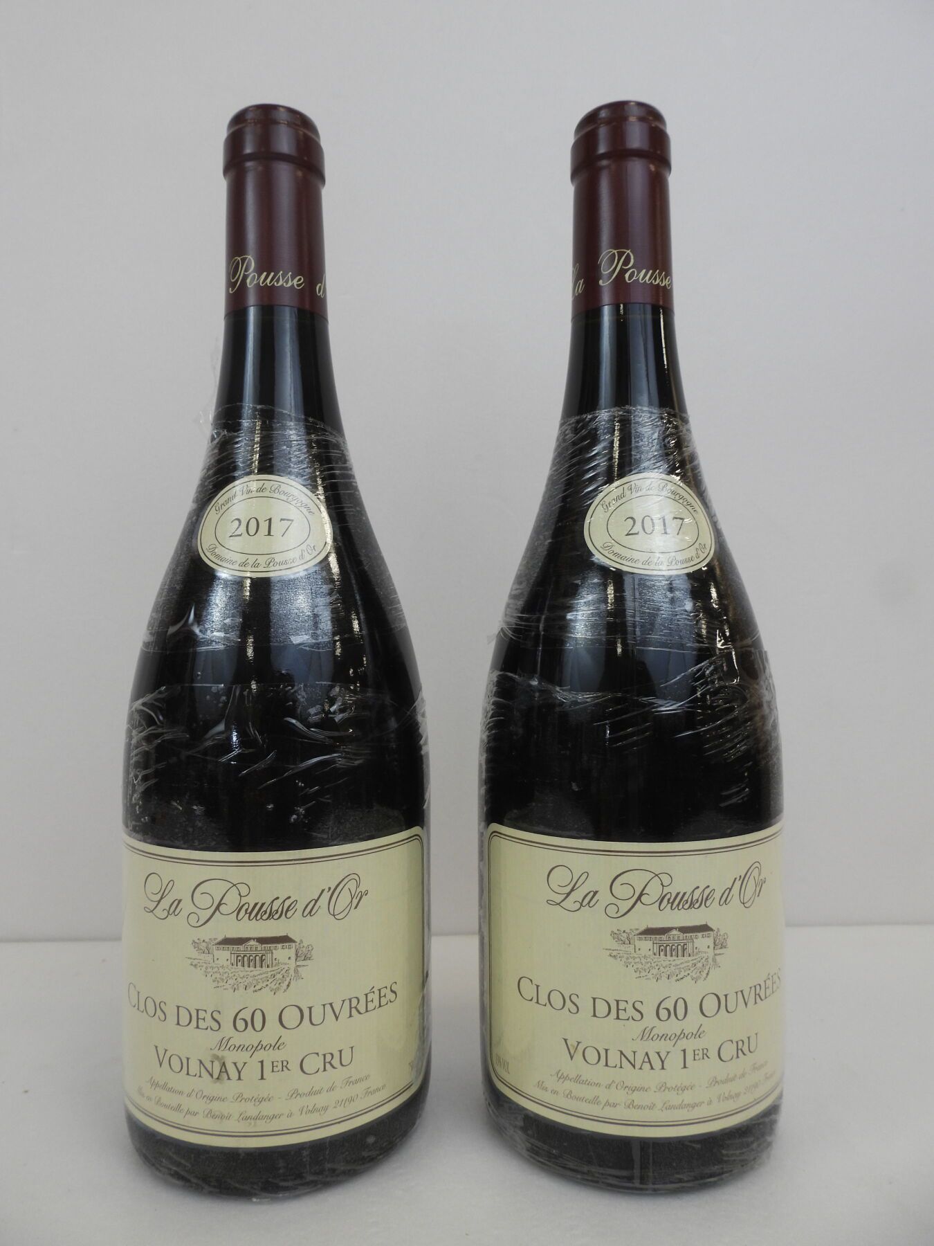 Null 1 bouteille Volnay 60 ouvrées La Pousse d'Or. 2017