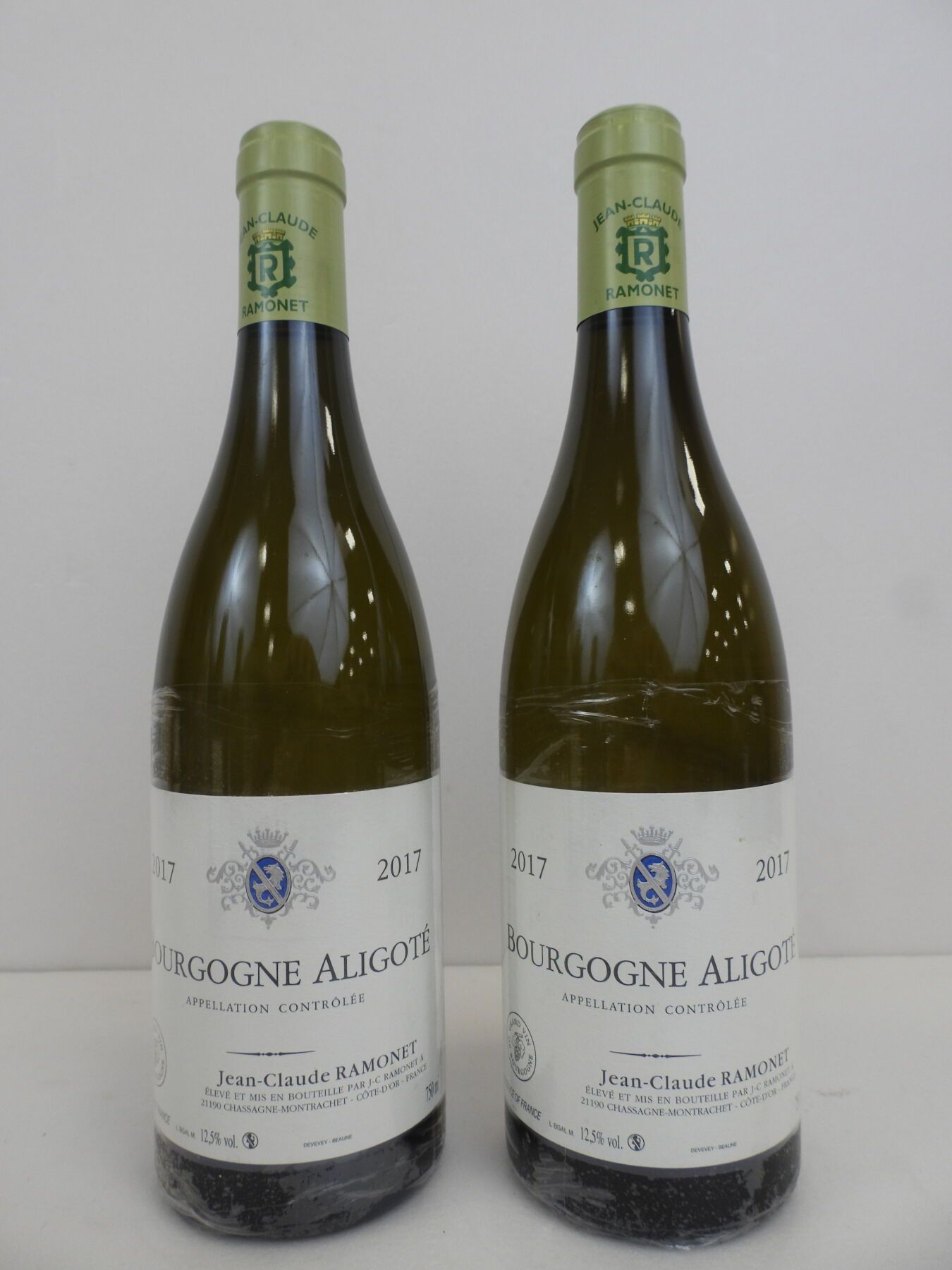 Null 2 bouteilles Bourgogne Aligoté Jean Claude Ramonet. 2017