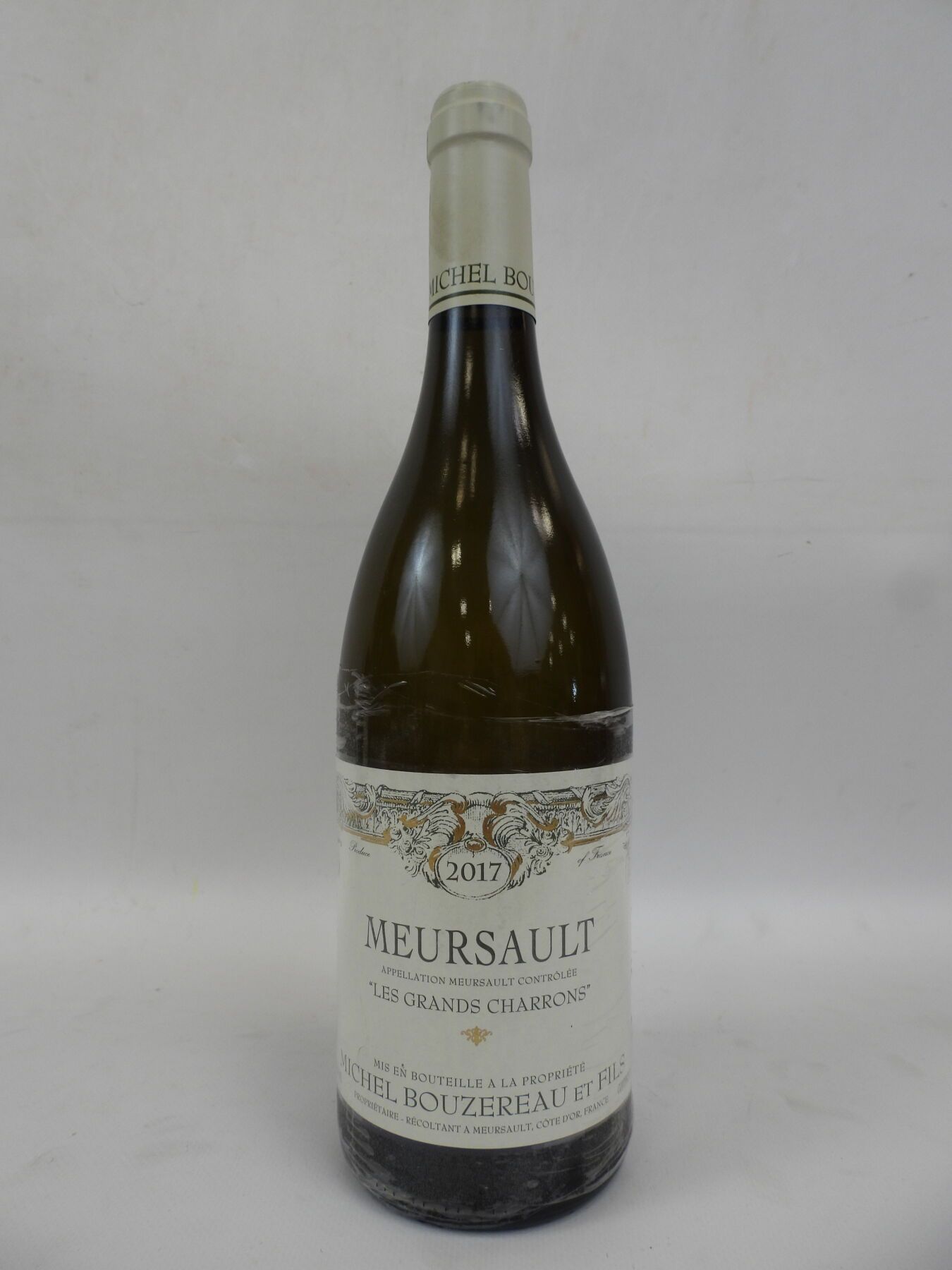 Null 1 bouteille Meursault Grands Charrons Bouzereau et Fils. 2017