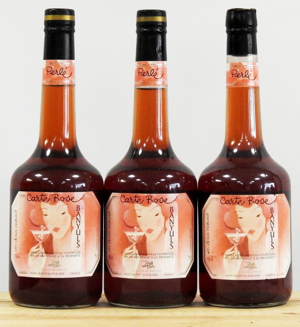 Null 3 botellas

Banyuls - Carte Rose - Perlé - Vino dulce natural - Cellier des&hellip;