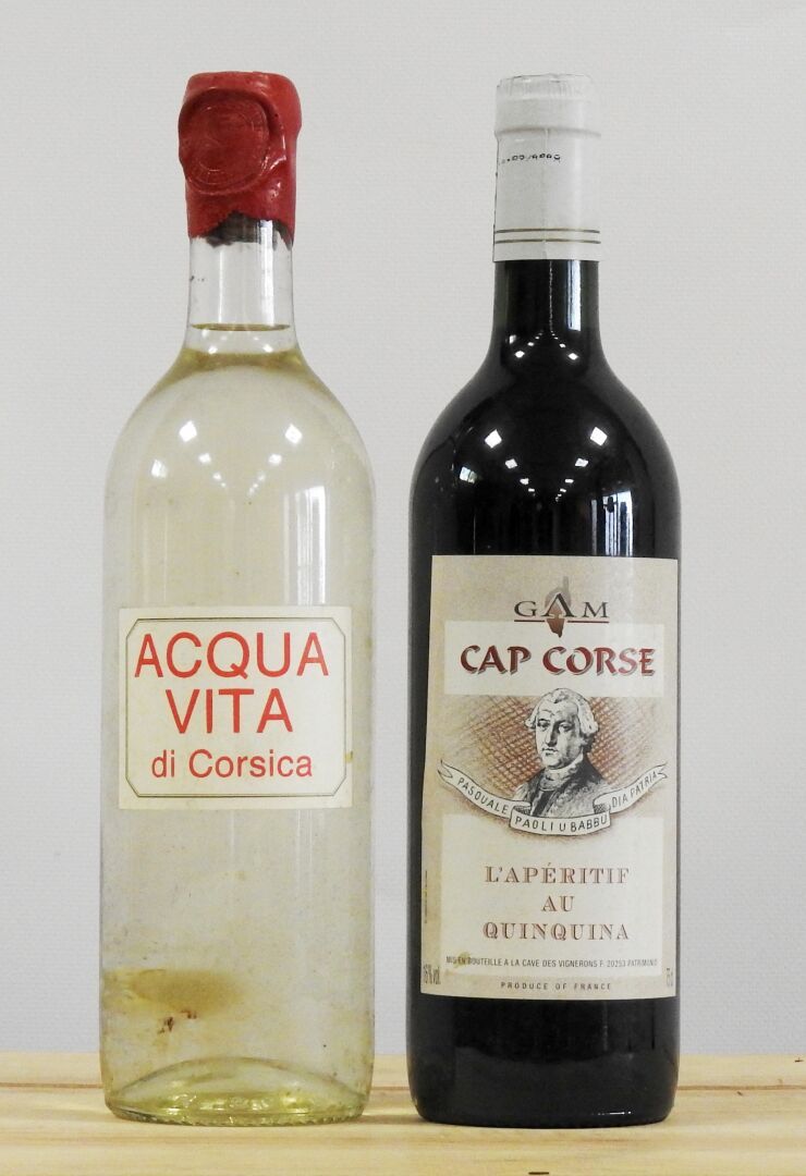 Null 2 bouteilles

Acqua vita di Corsica

Cap Corse - apéritif au Quinquina - 16&hellip;
