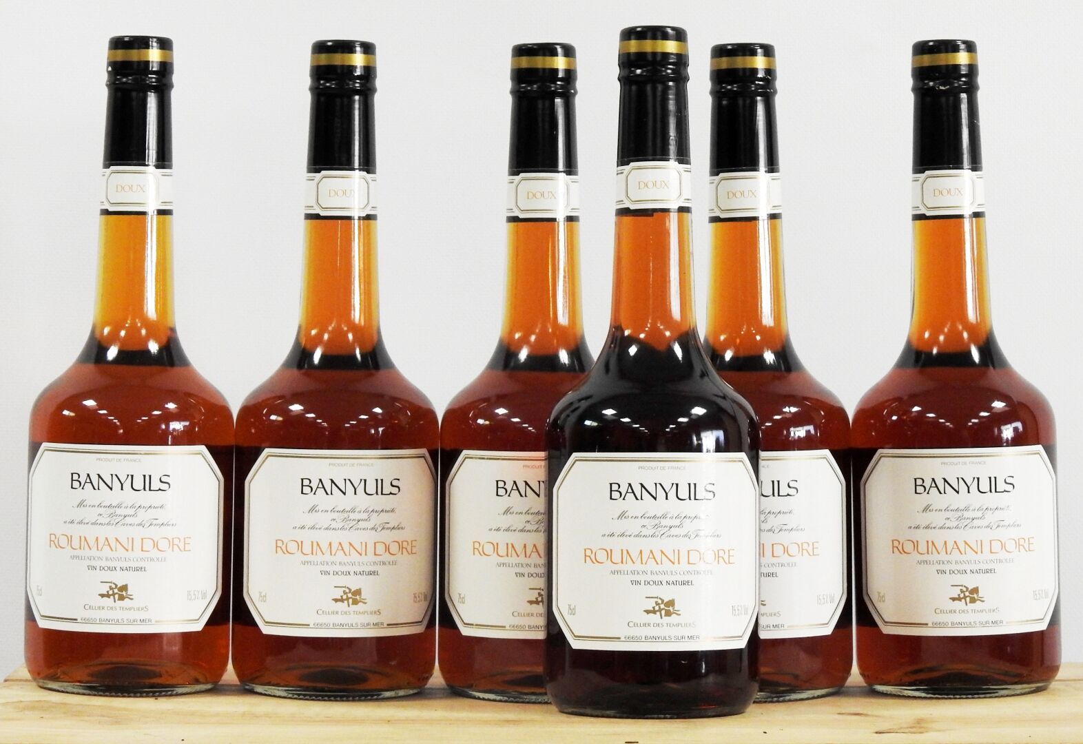 Null 6 bouteilles

Banyuls - Roumani Doré - Vin doux naturel - Cellier des Templ&hellip;