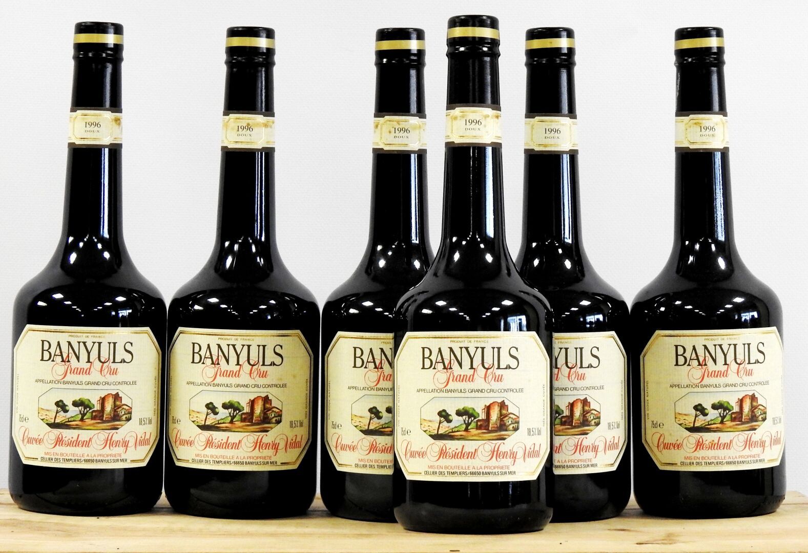 Null 6 bottles

Banyuls - Grand Cru - Cuvée Président Henry Vidal - 1996 Sweet -&hellip;