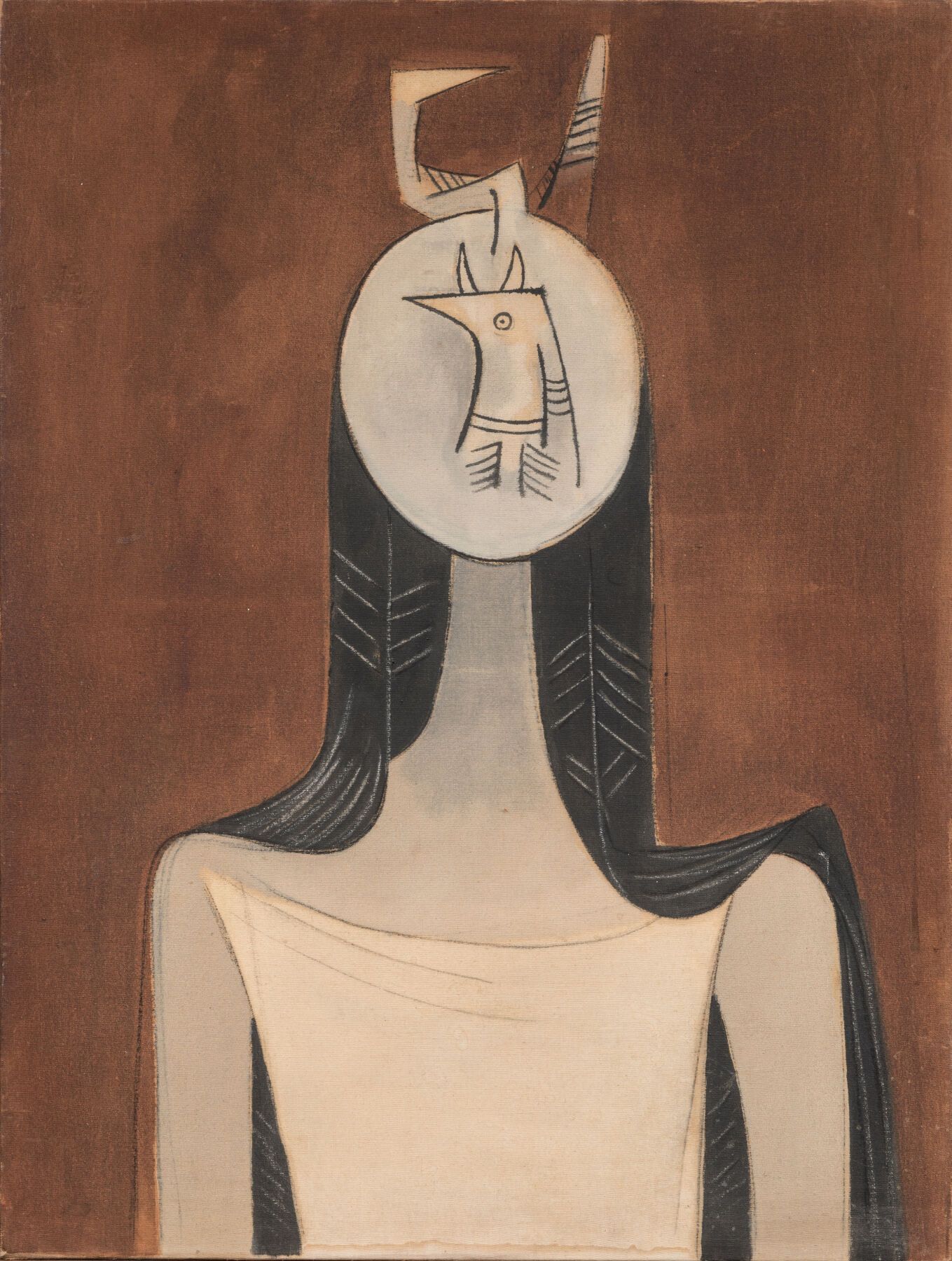 Null 
Wifredo LAM (1902-1982) 




Untitled. Circa 1950.




Oil on canvas. Not &hellip;