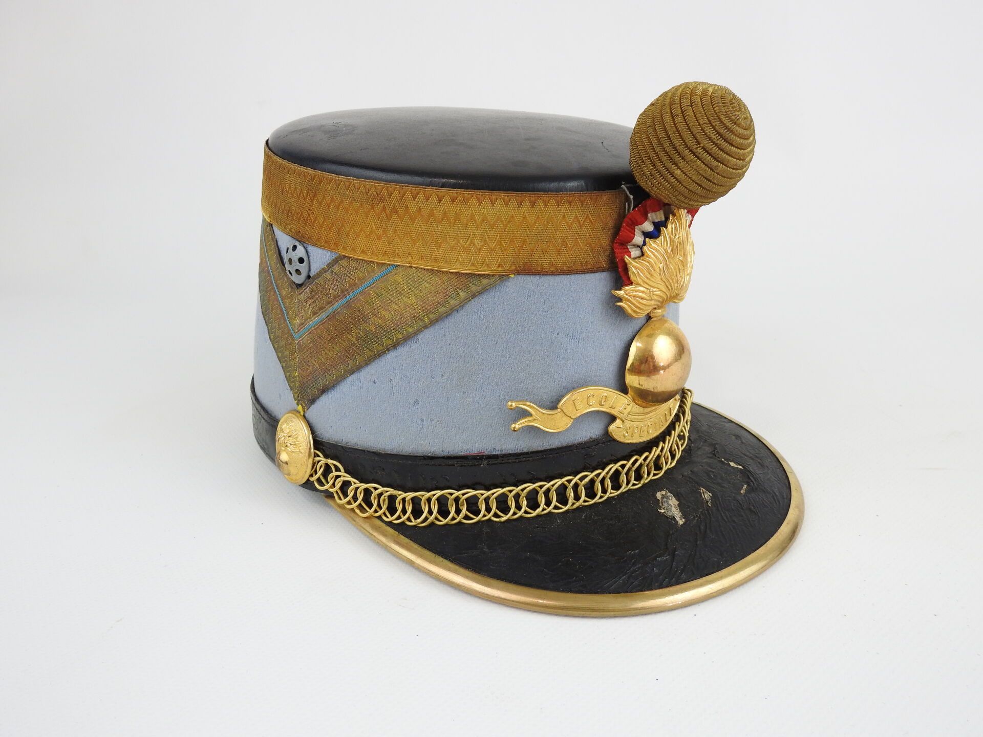 Null FRANCE. Shako model 1872 of officer of the special military school (St Cyr)&hellip;