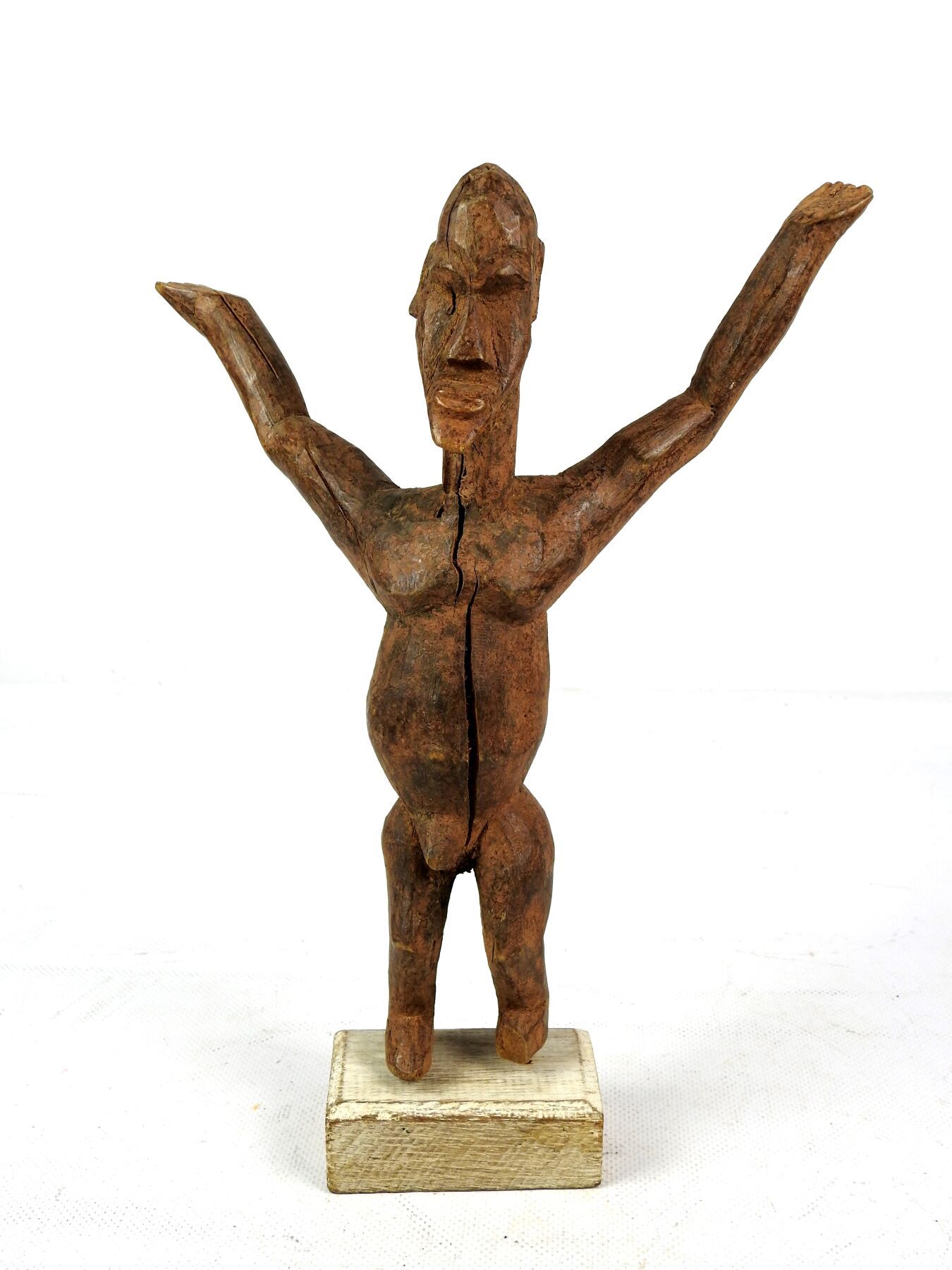 Null LOBI, Burkina Faso.
Statuette en bois sculpté d'un personnage masculin debo&hellip;