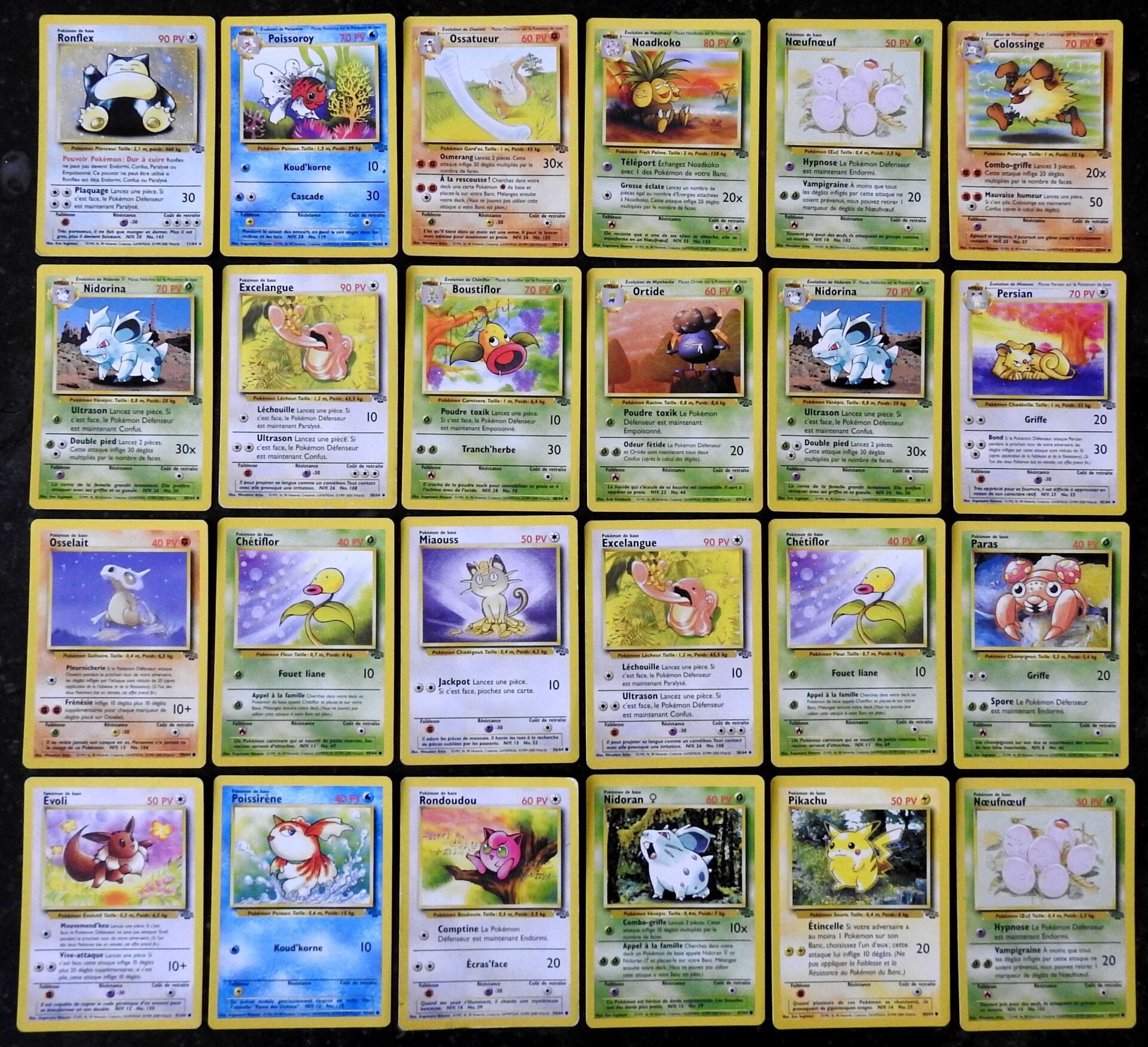 Null POKEMON - Basic Set

Lot of forty-seven cards from the BASE SET, JUNGLE ext&hellip;