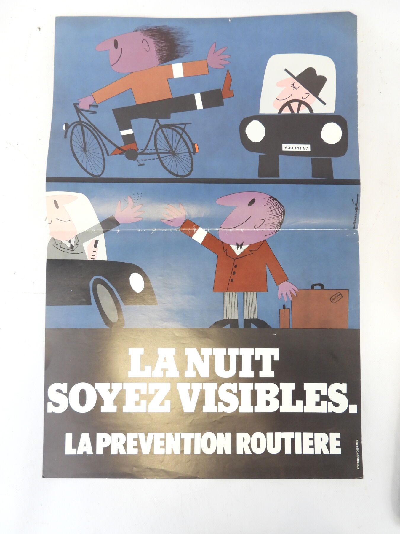 Null SET OF PREVENTION POSTERS in color on paper. Offset printing. Dim max : 58 &hellip;