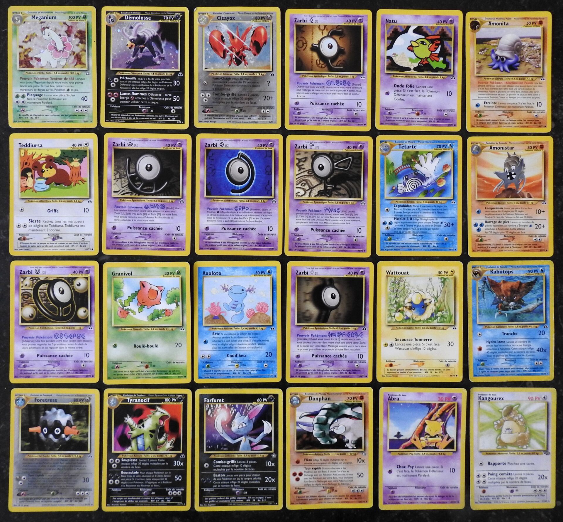 Null POKEMON - Basic set, Neo set

Lot of sixty-two cards from the BASE SET, JUN&hellip;
