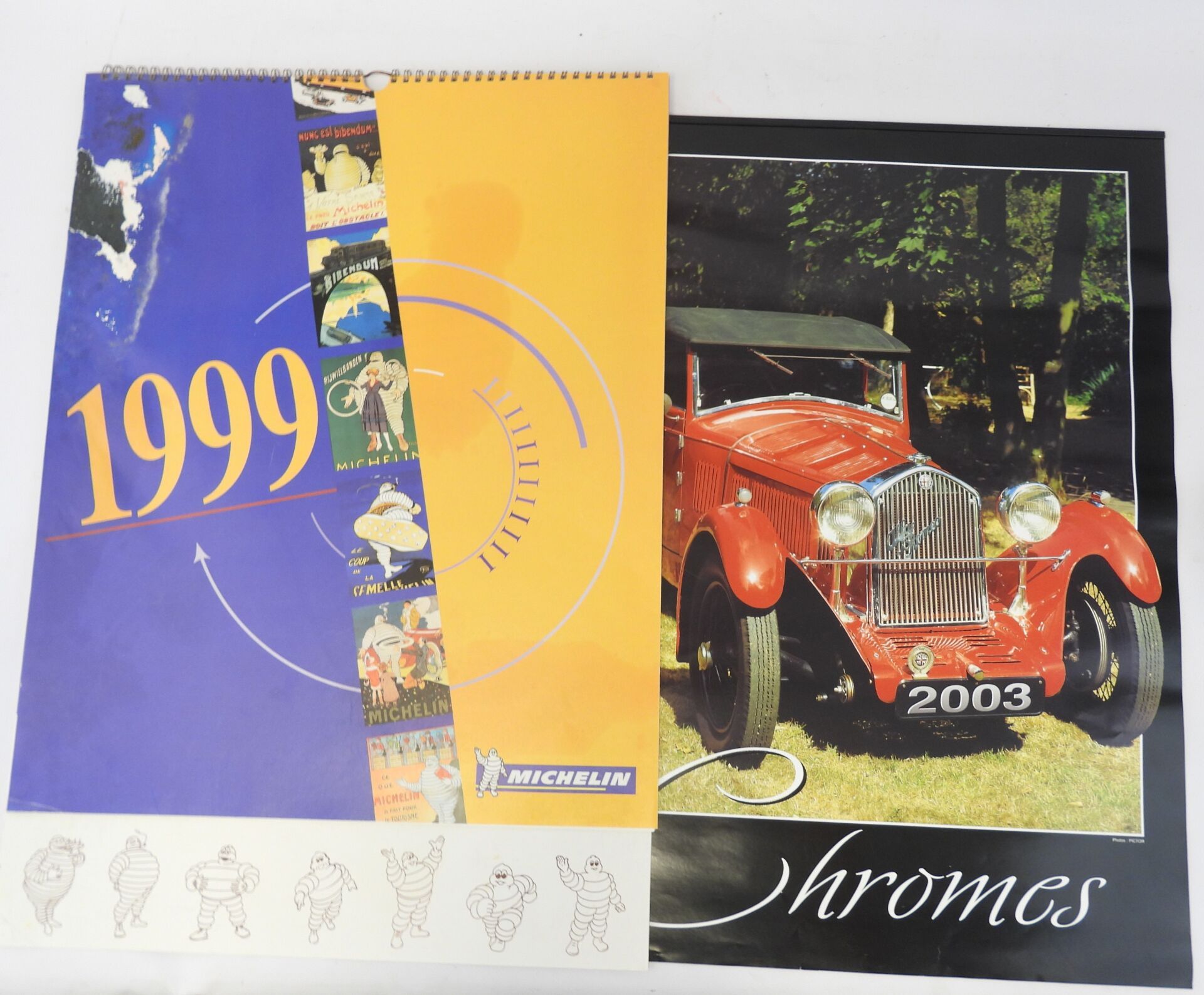 Null Lot of automotive promotional CALENDARS. As is