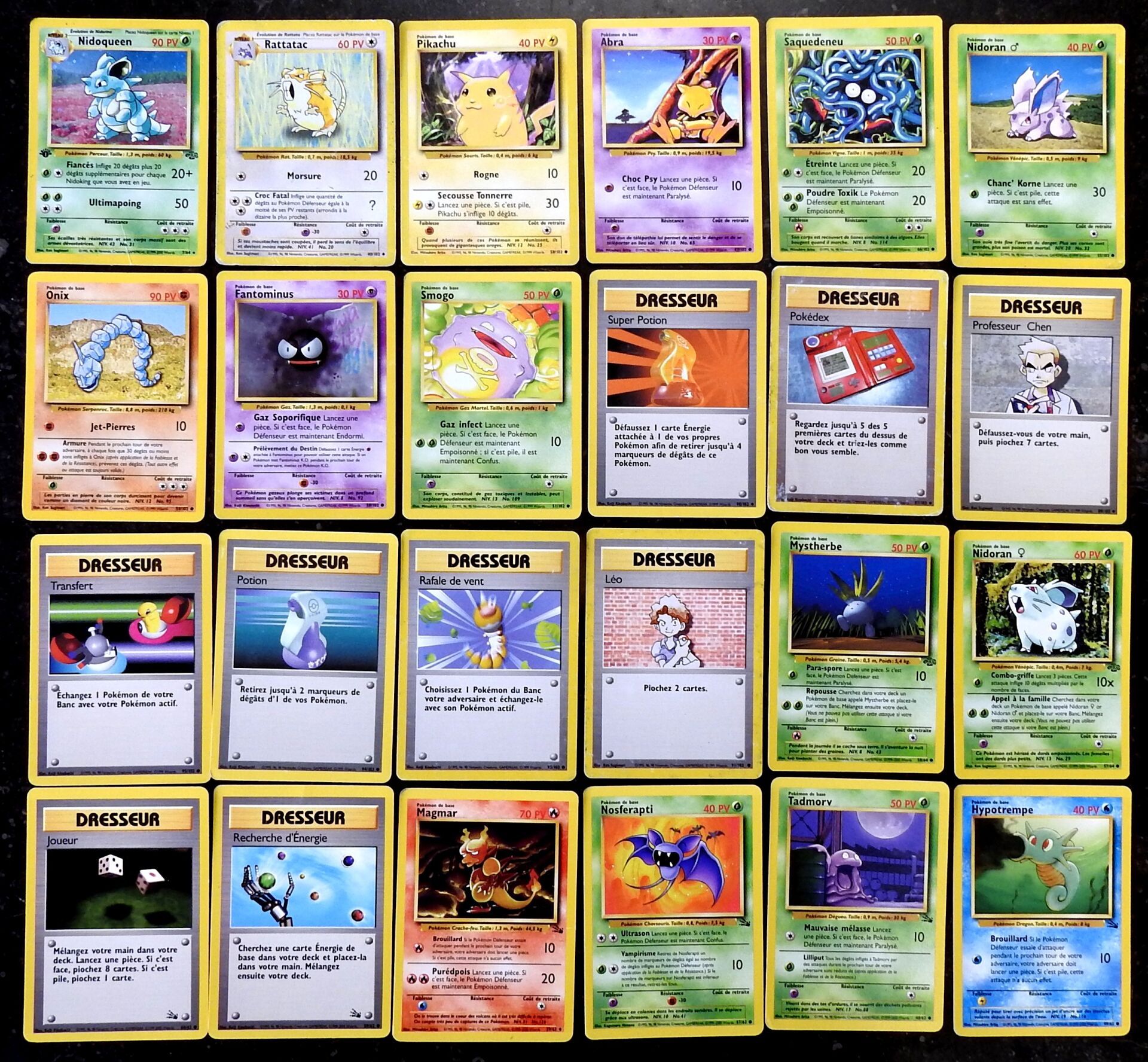 Null POKEMON - Basic Set

Lot of forty-three cards from the BASE SET, JUNGLE inc&hellip;