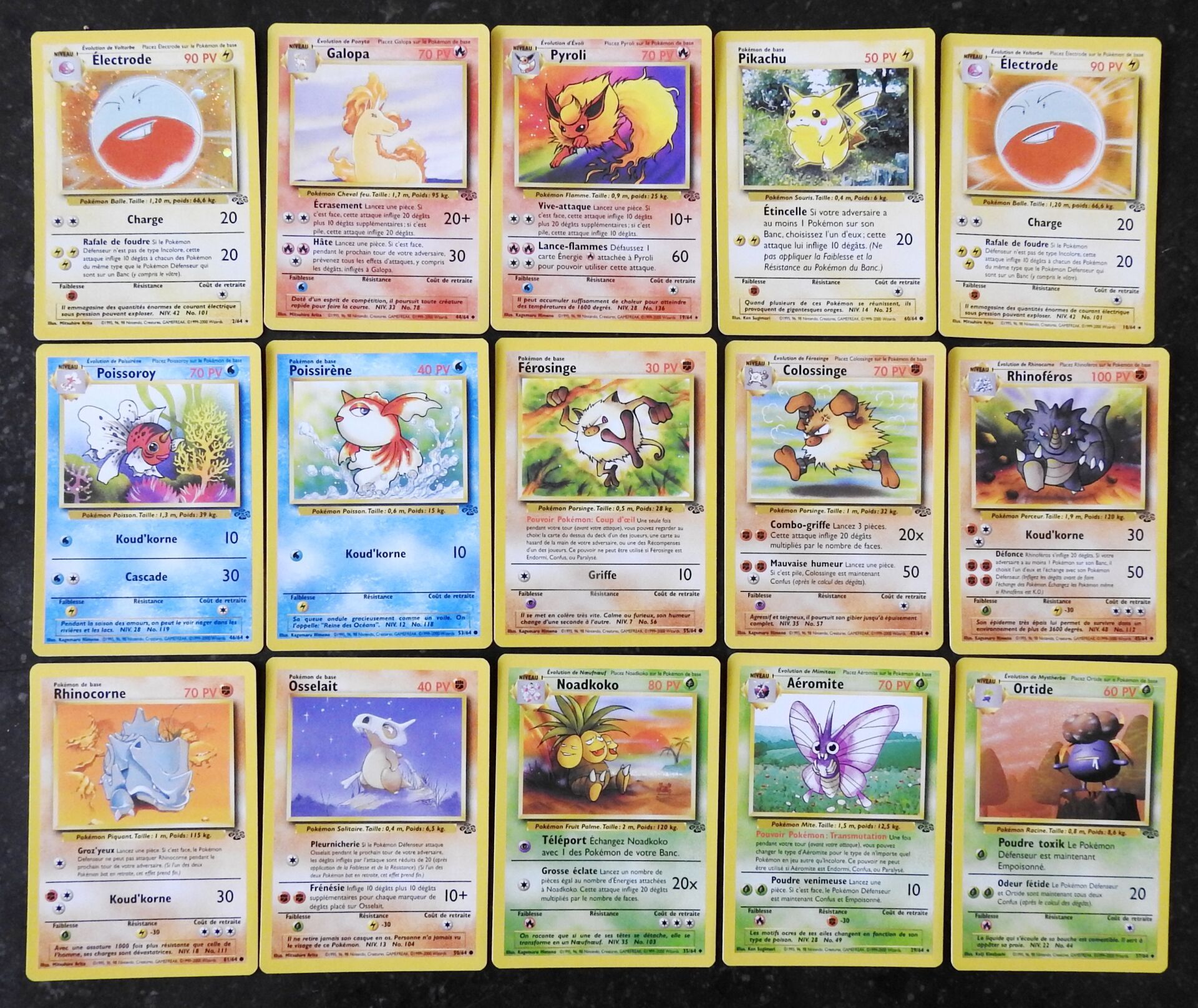 Null POKEMON - Basic set

JUNGLE expansion set including thirty-three cards incl&hellip;