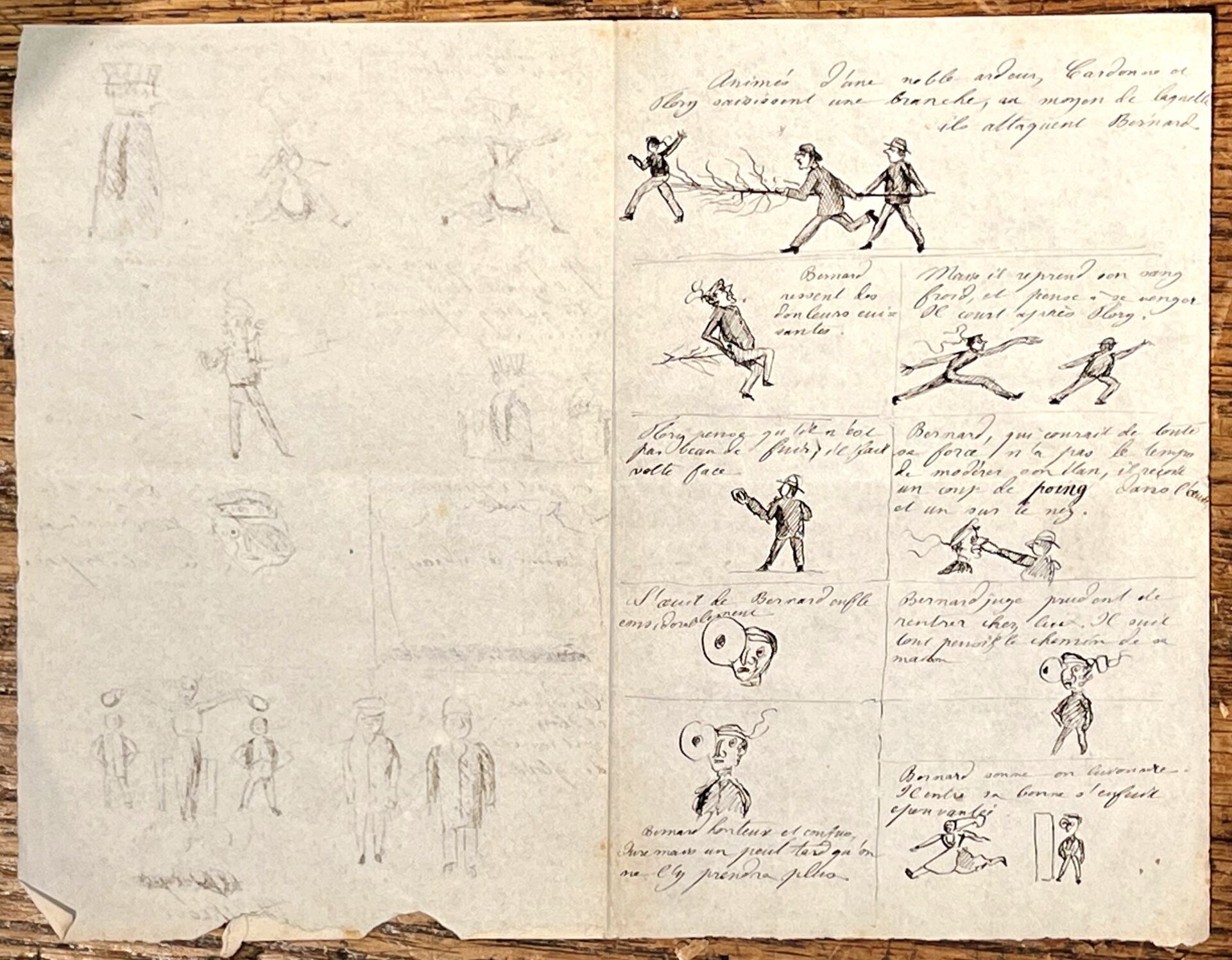 Null 
Gustave DORE (1832-1883) Eine Gruppe von Jugendzeichnungen, die einen klei&hellip;