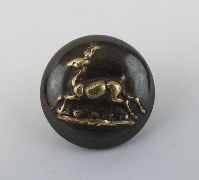 Null VENDEE: Barón de la Ribouillerie alrededor de 1880. Botón del chaleco (o)