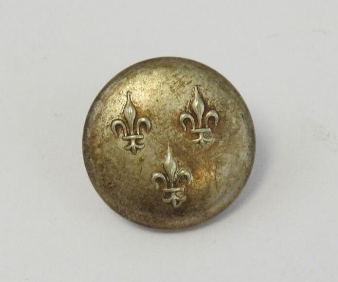 Null NORMANDY: Count of Paris, Crew of Eu 1878. Button of vest (o)
