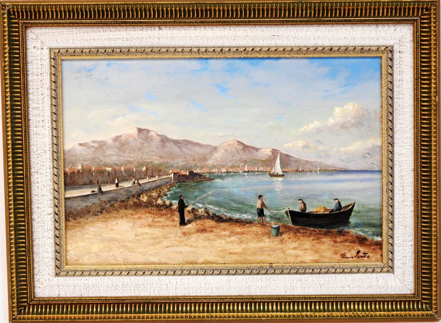 Null Emmanuel MATEO - XXth

The cornice of Marseille.

Oil on canvas.

Signed on&hellip;