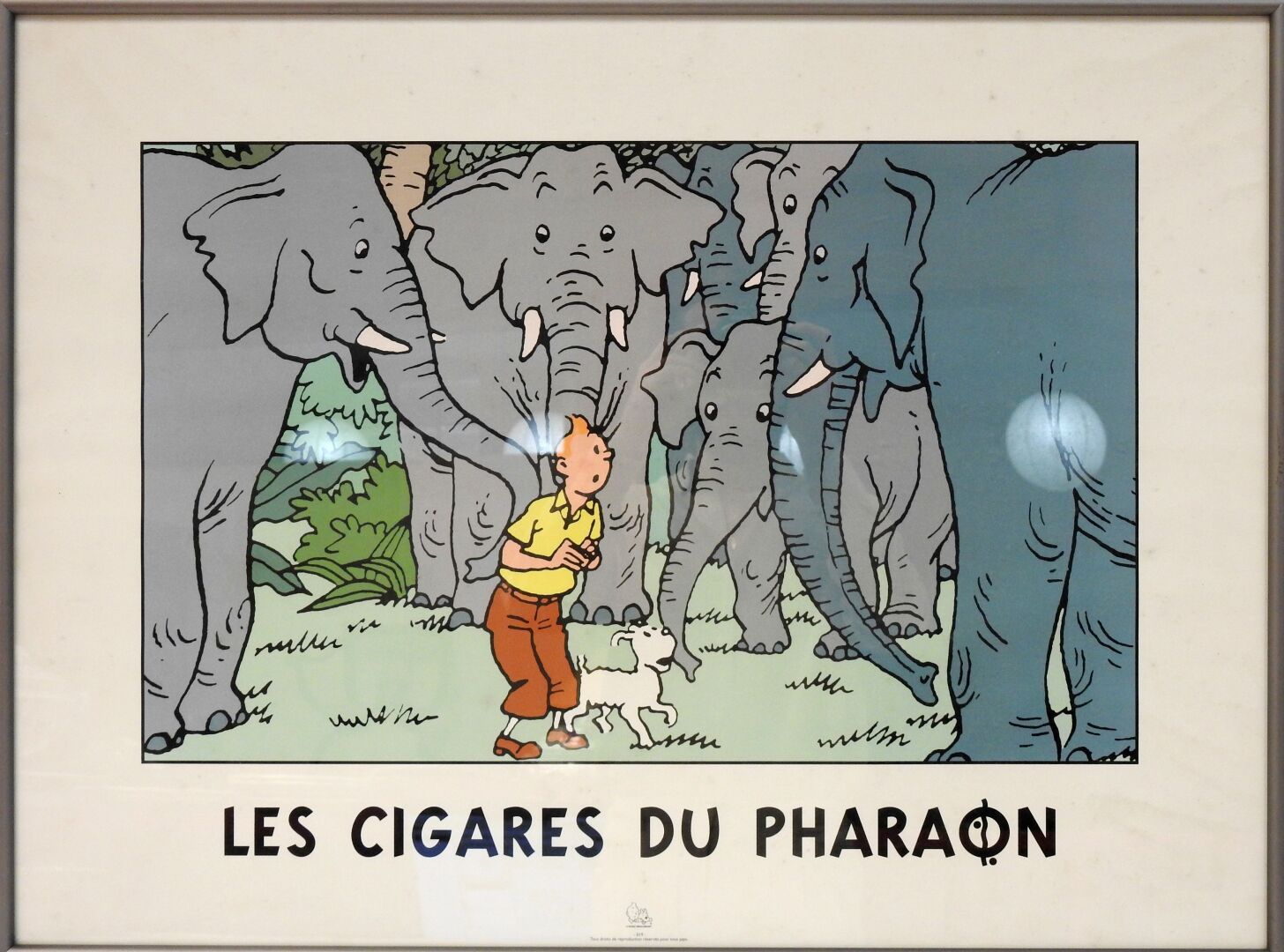 Null HERGE after

Tintin, The Cigars of the Pharaoh.

Serigraphy.

58 x 78 cm at&hellip;